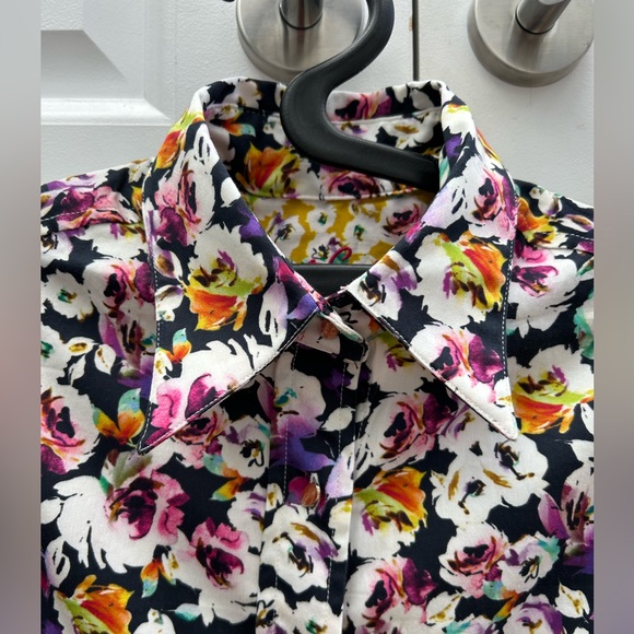 NWT Robert Graham cotton top. Multicolor. Size XS. - Picture 5 of 8